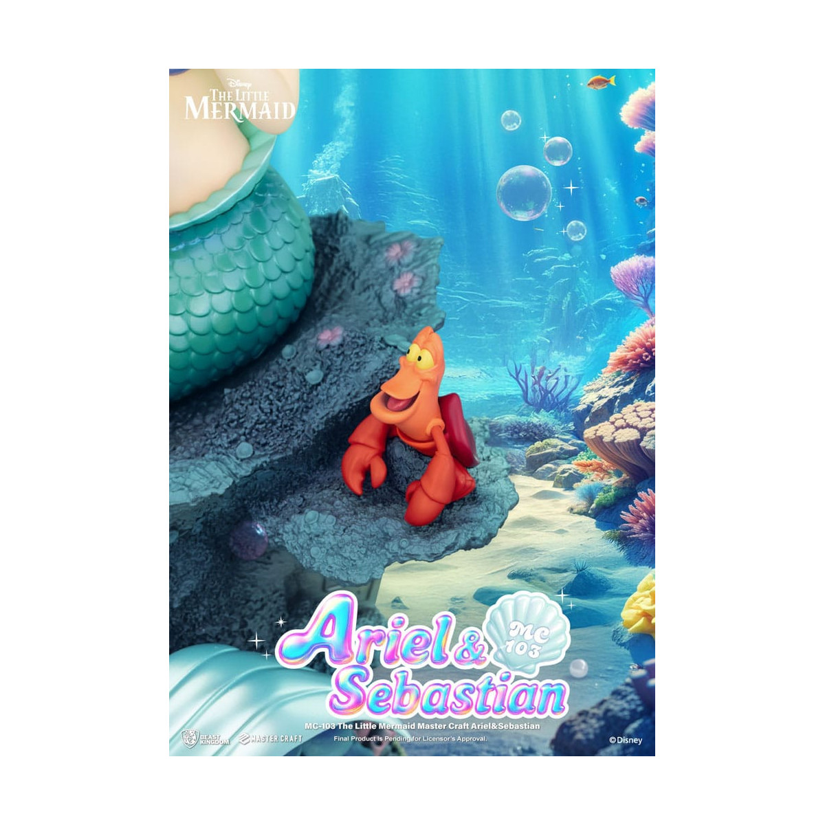 Beast Kingdom Disney - Master Craft Ariel & Sébastien - The Little Mermaid