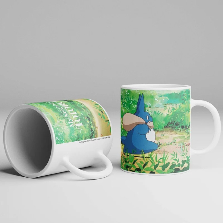 Semic - Mug Ghibli 08 - Totoro Blue and White - My Neighbor Totoro