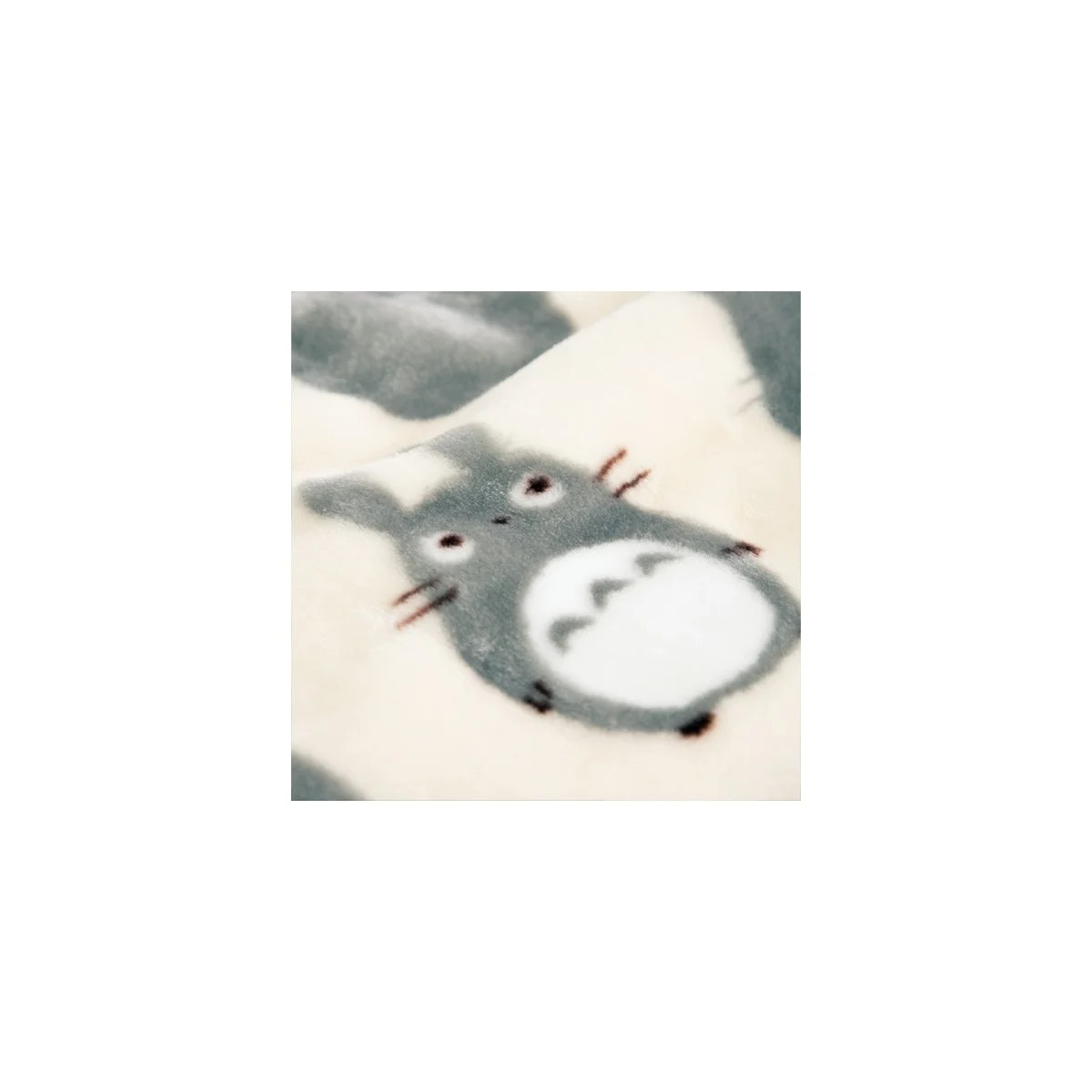 Marushin - Plaid Silhouette Totoro Gris 70x100 cm - My Neighbor Totoro