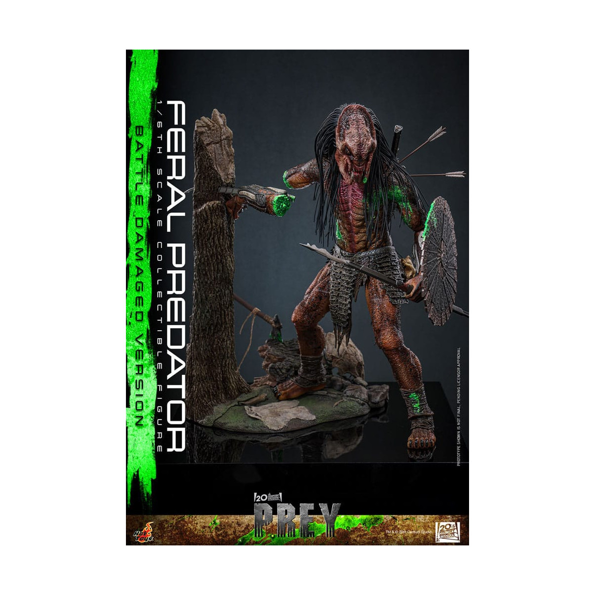 Hot Toys - Feral Predator (Battle Damaged Version) MMS 1/6 - Prey