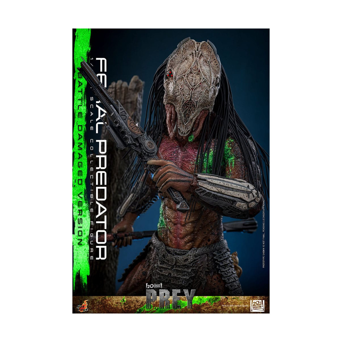 Hot Toys - Feral Predator (Battle Damaged Version) MMS 1/6 - Prey
