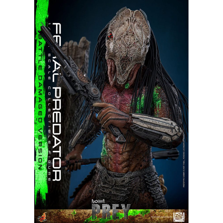 Hot Toys - Feral Predator (Battle Damaged Version) MMS 1/6 - Prey