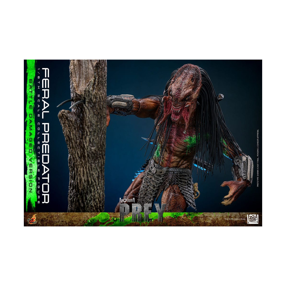 Hot Toys - Feral Predator (Battle Damaged Version) MMS 1/6 - Prey