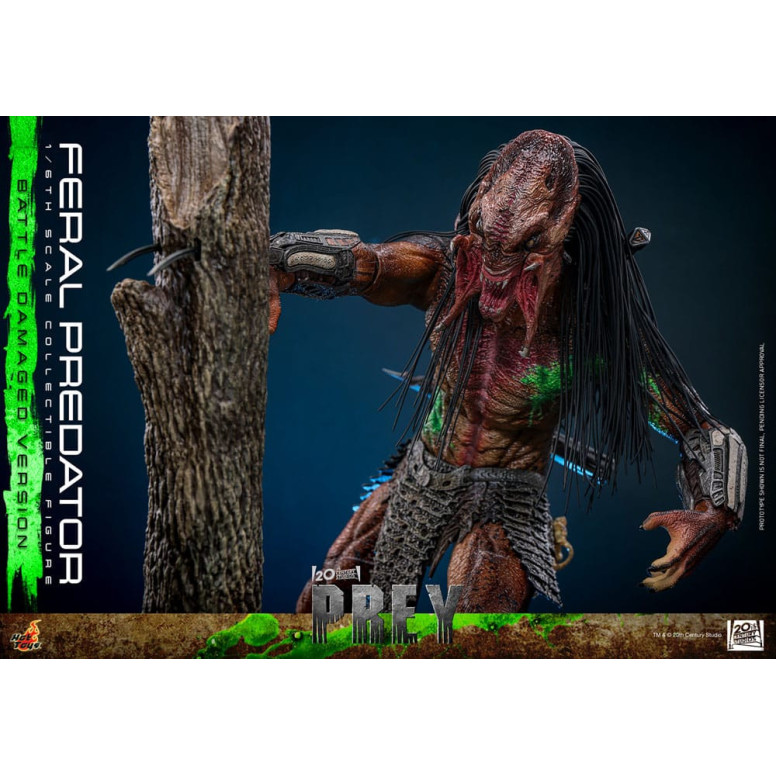 Hot Toys - Feral Predator (Battle Damaged Version) MMS 1/6 - Prey