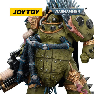 Joytoy - Death Guard - Blightlord The Terminator 1 with Reaper Autocannon and Bubotic Blades 1/18 - Warhammer 40k