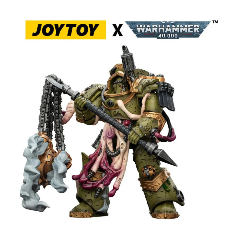 Joytoy - Death Guard - Blightlord The Terminator 2 with Flail of Corruption 1/18 - Warhammer 40k
