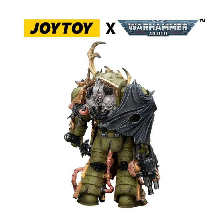 Joytoy - Death Guard - Blightlord The Terminator 3 with Combi-bolter and Bubotic Blade 1/18 - Warhammer 40k