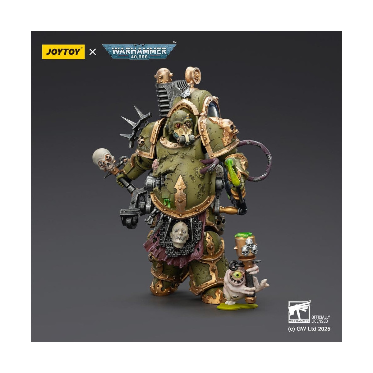 Joytoy - Death Guard - Foul Blight spawn with Plague Sprayer 1/18 - Warhammer 40k