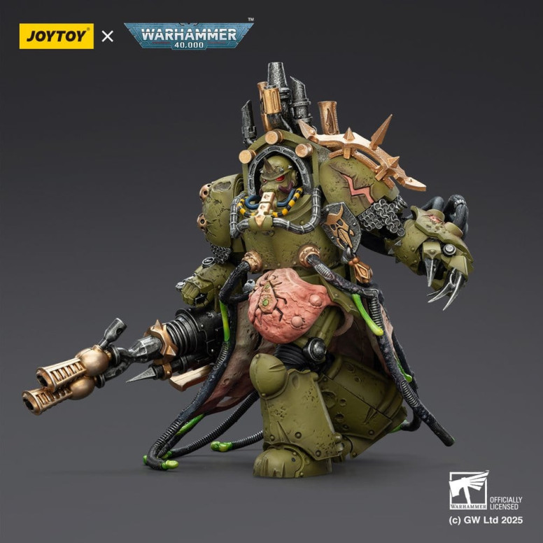 Joytoy - Death Guard - Lord of Virulence with Power Fist and Twin Plague Spewer 1/18 - Warhammer 40k