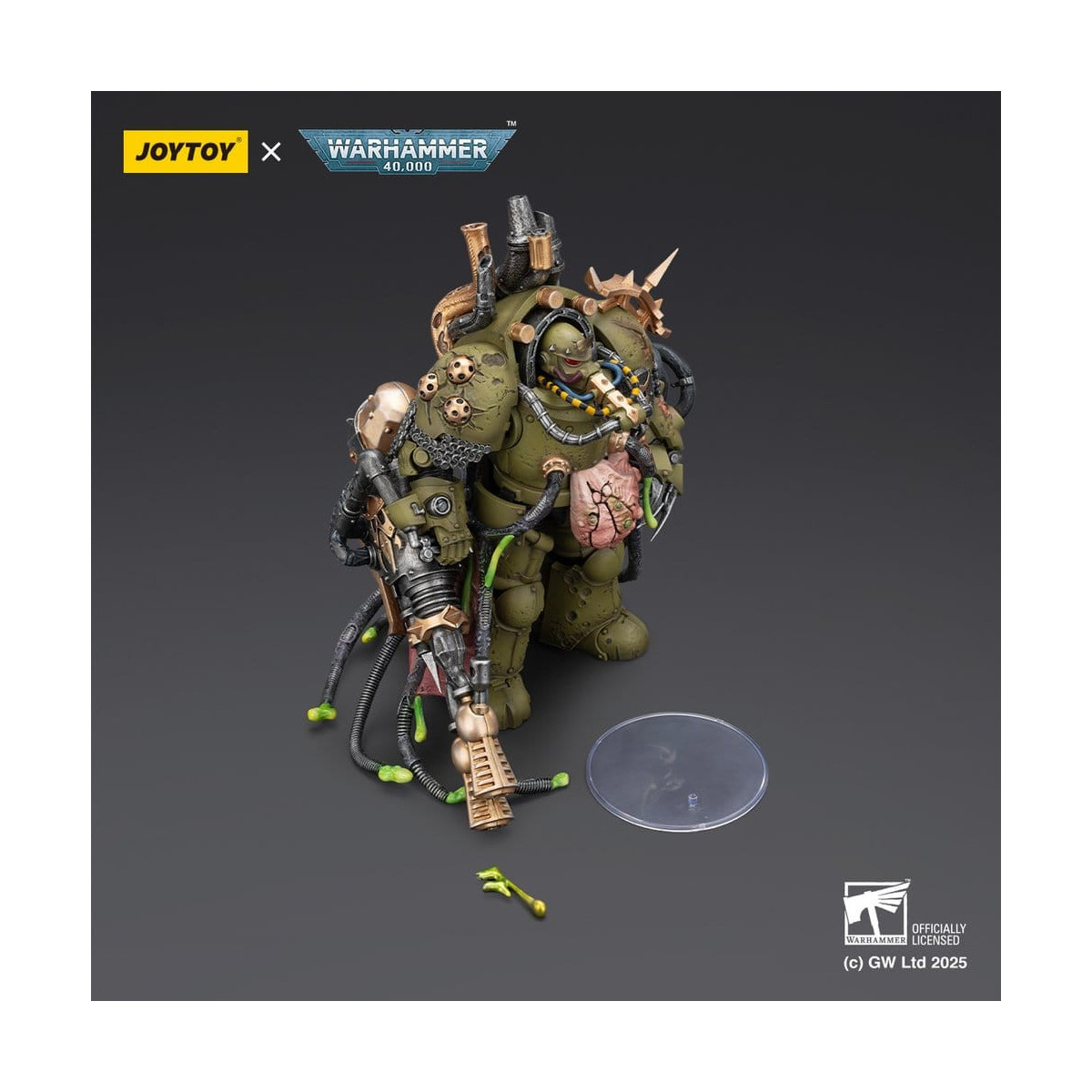 Joytoy - Death Guard - Lord of Virulence with Power Fist and Twin Plague Spewer 1/18 - Warhammer 40k