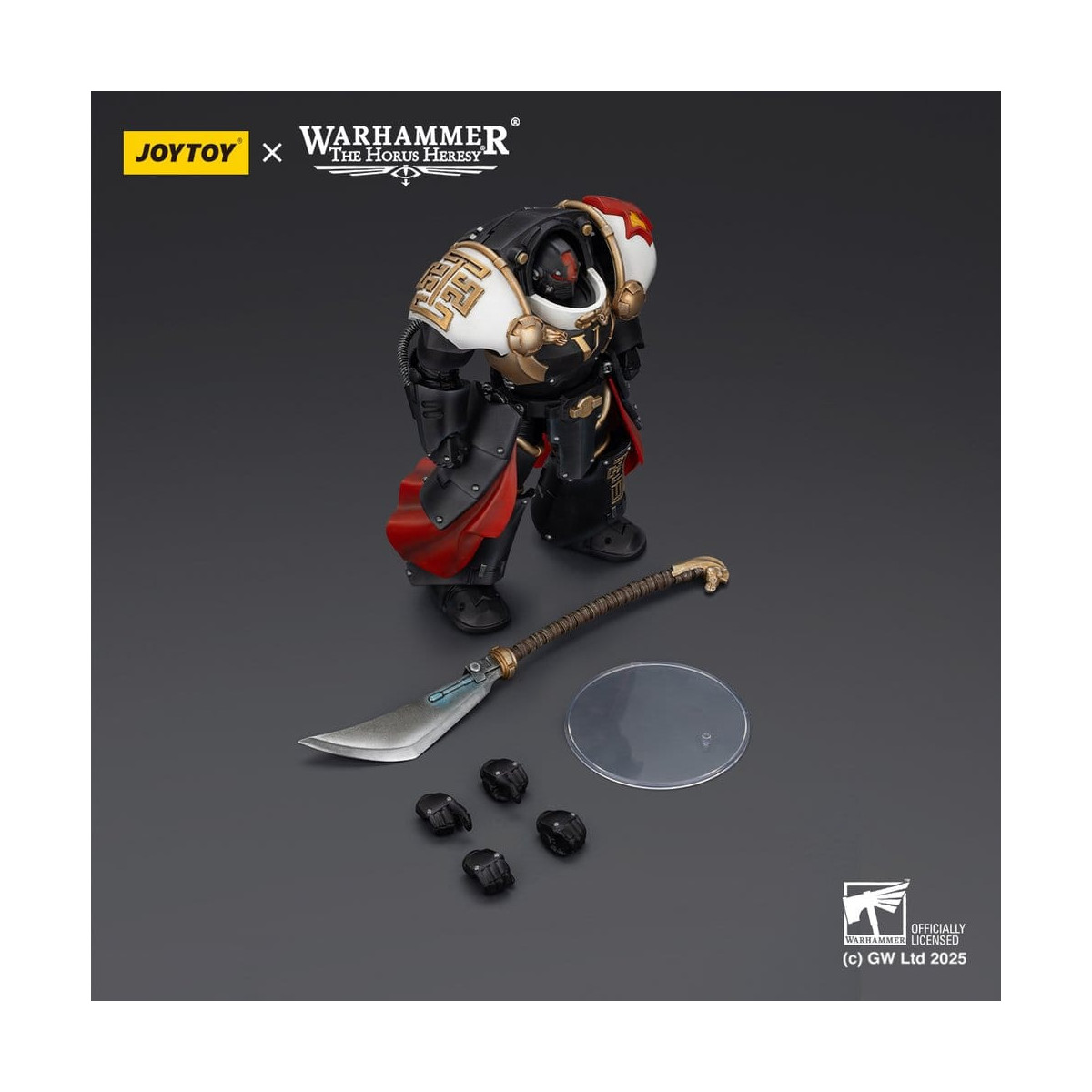 JoyToy Space Marines - White Scars - Ebon Keshig The Terminator 1 with Power Glaive 1/18 - The Horus Heresy