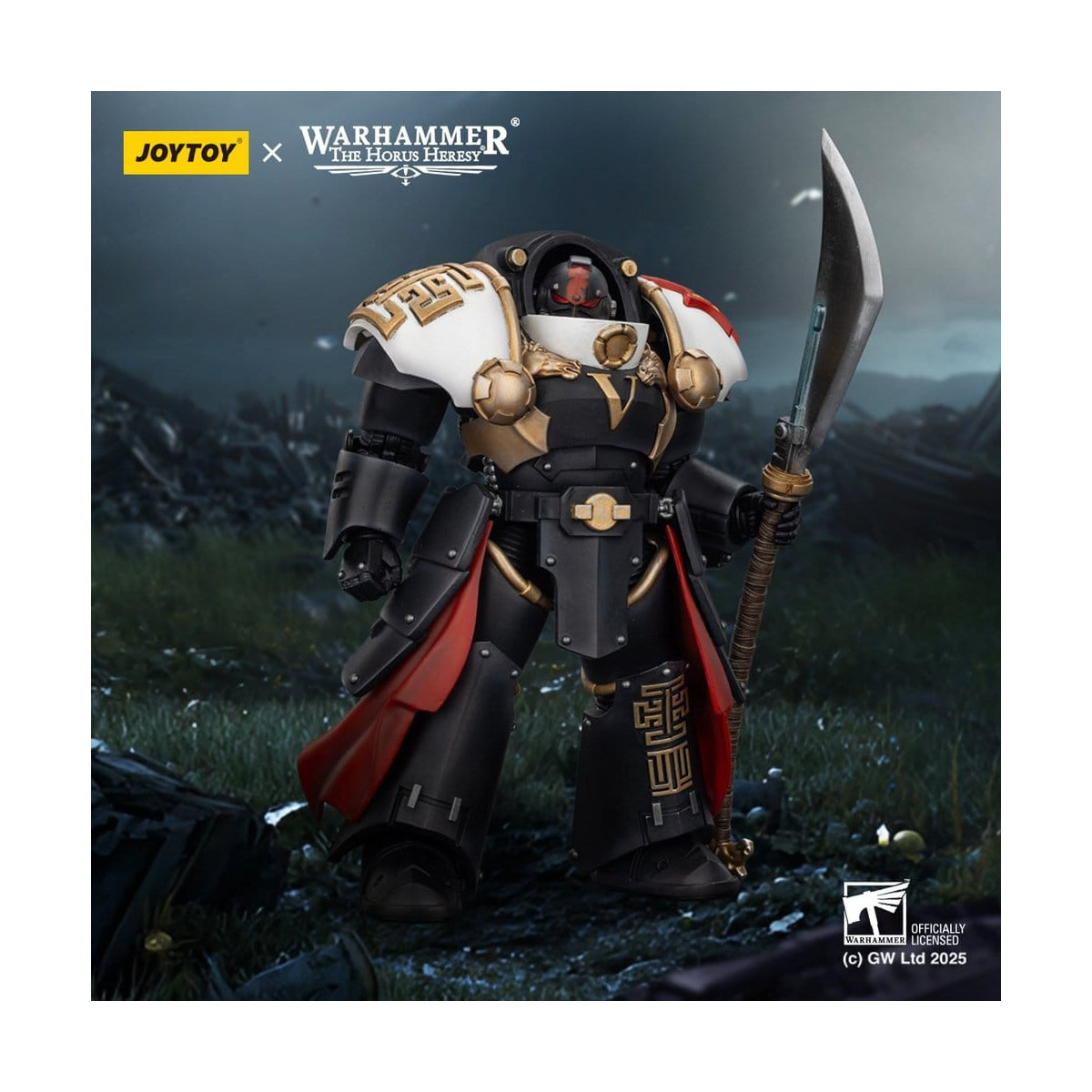 JoyToy Space Marines - White Scars - Ebon Keshig The Terminator 1 with Power Glaive 1/18 - The Horus Heresy