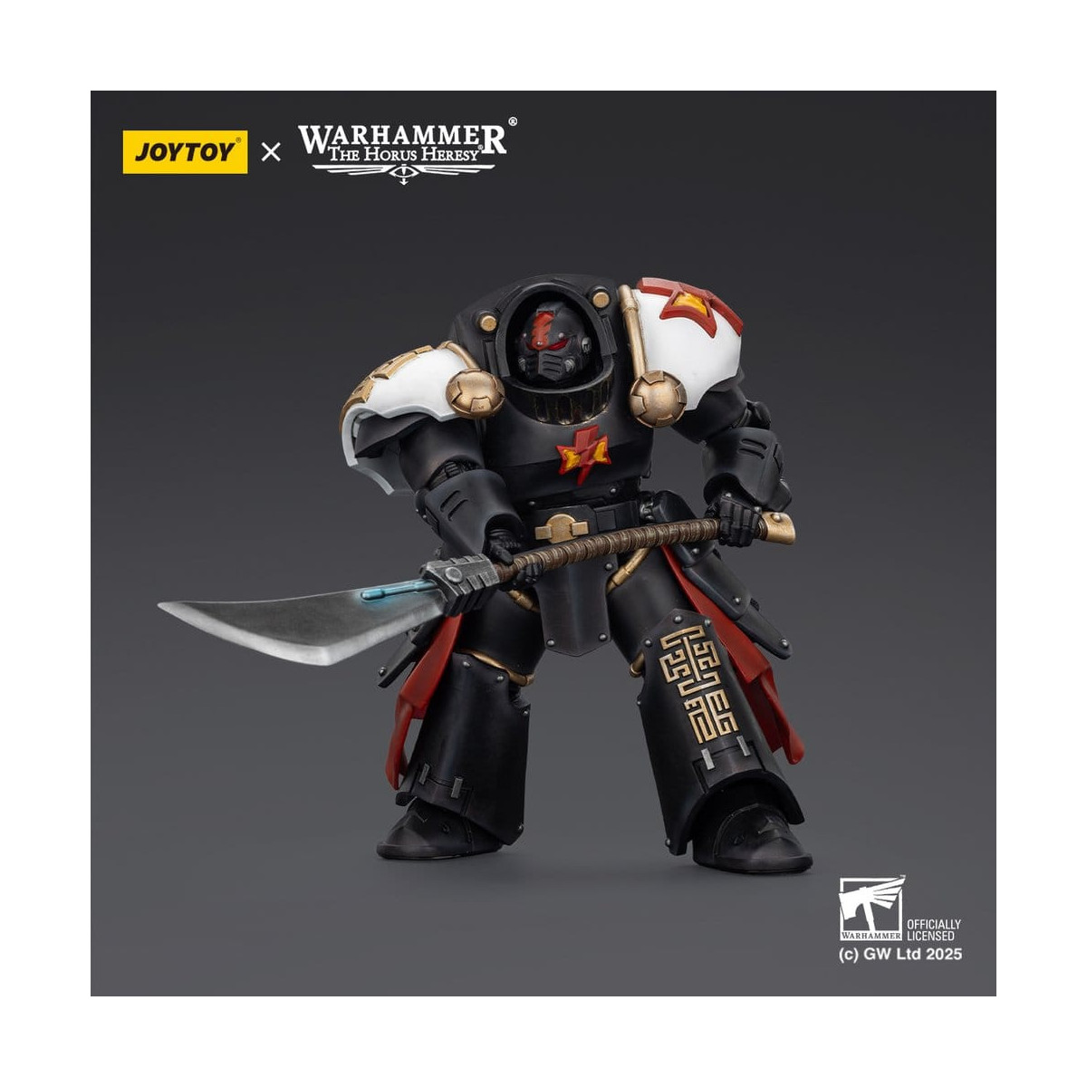 JoyToy Space Marines - White Scars - Ebon Keshig The Terminator 2 with Power Glaive 1/18 - The Horus Heresy