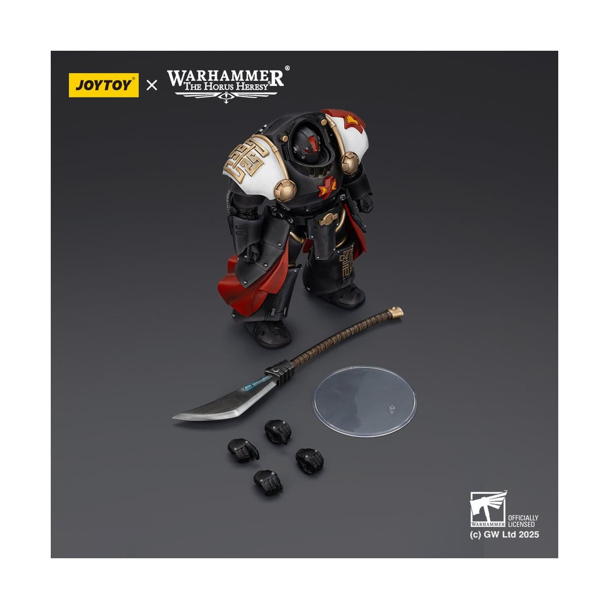 JoyToy Space Marines - White Scars - Ebon Keshig The Terminator 2 with Power Glaive 1/18 - The Horus Heresy