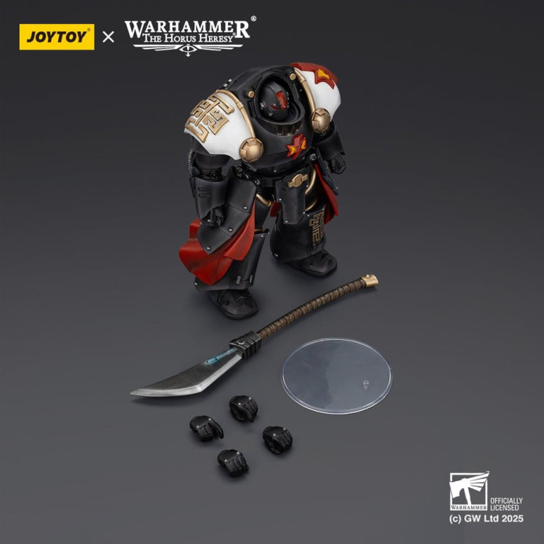 JoyToy Space Marines - White Scars - Ebon Keshig The Terminator 2 with Power Glaive 1/18 - The Horus Heresy
