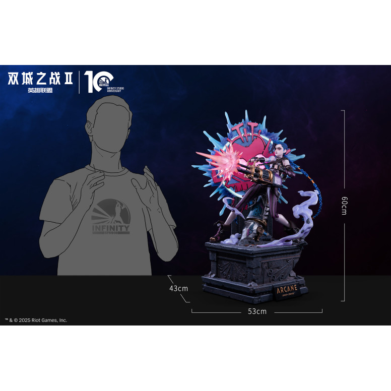 Infinity Studio x Arcane Jinx 1/4 Statue League of Legend