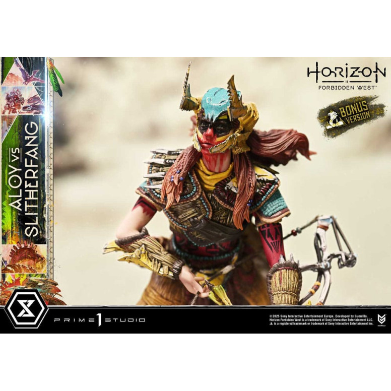 Prime 1 Studio - Aloy vs. The Slitherfang Bonus Version - Horizon Forbidden West Ultimate Diorama Masterline Series