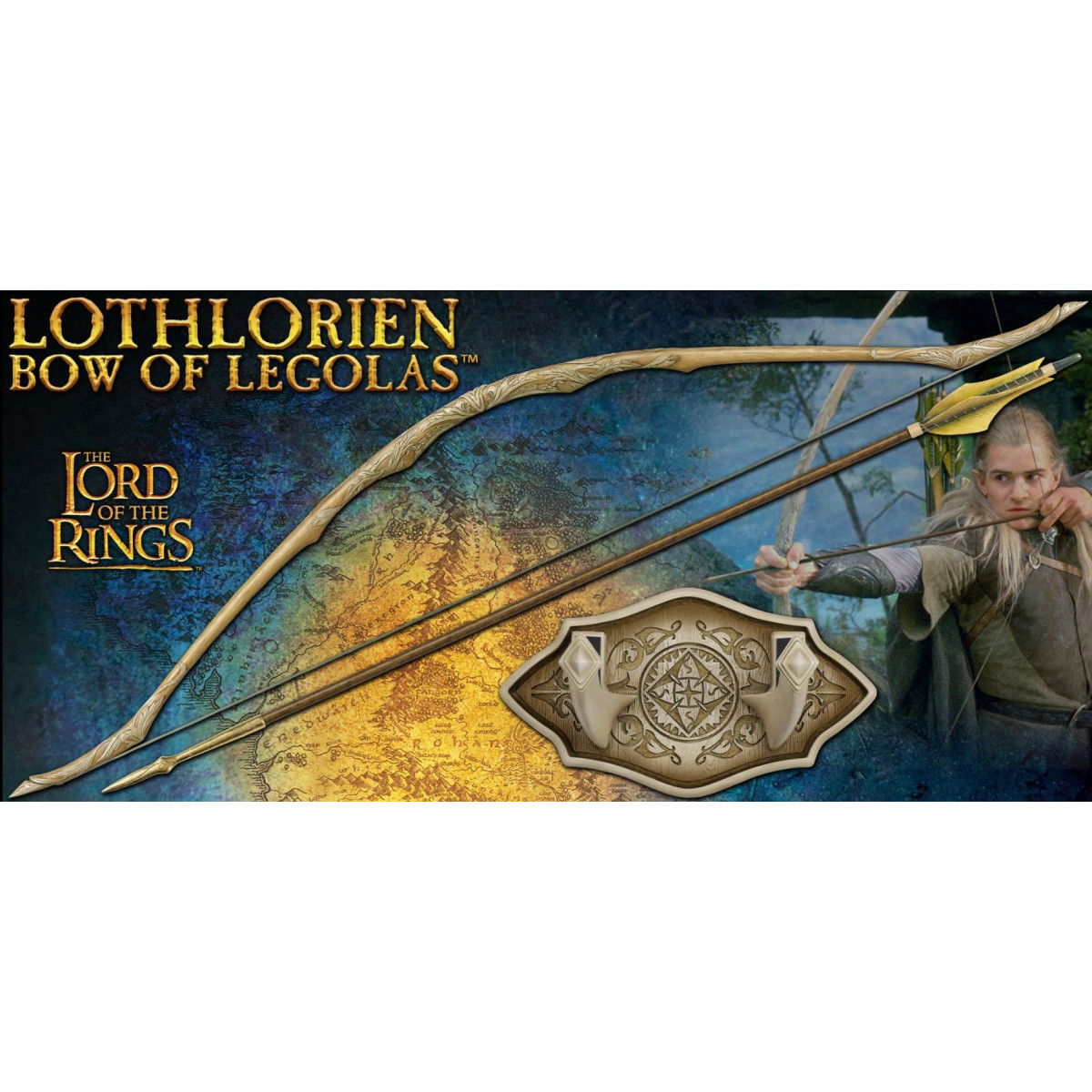 United Cutlery LOTR - Lothlorien Bow of Legolas - The Lord of the Rings