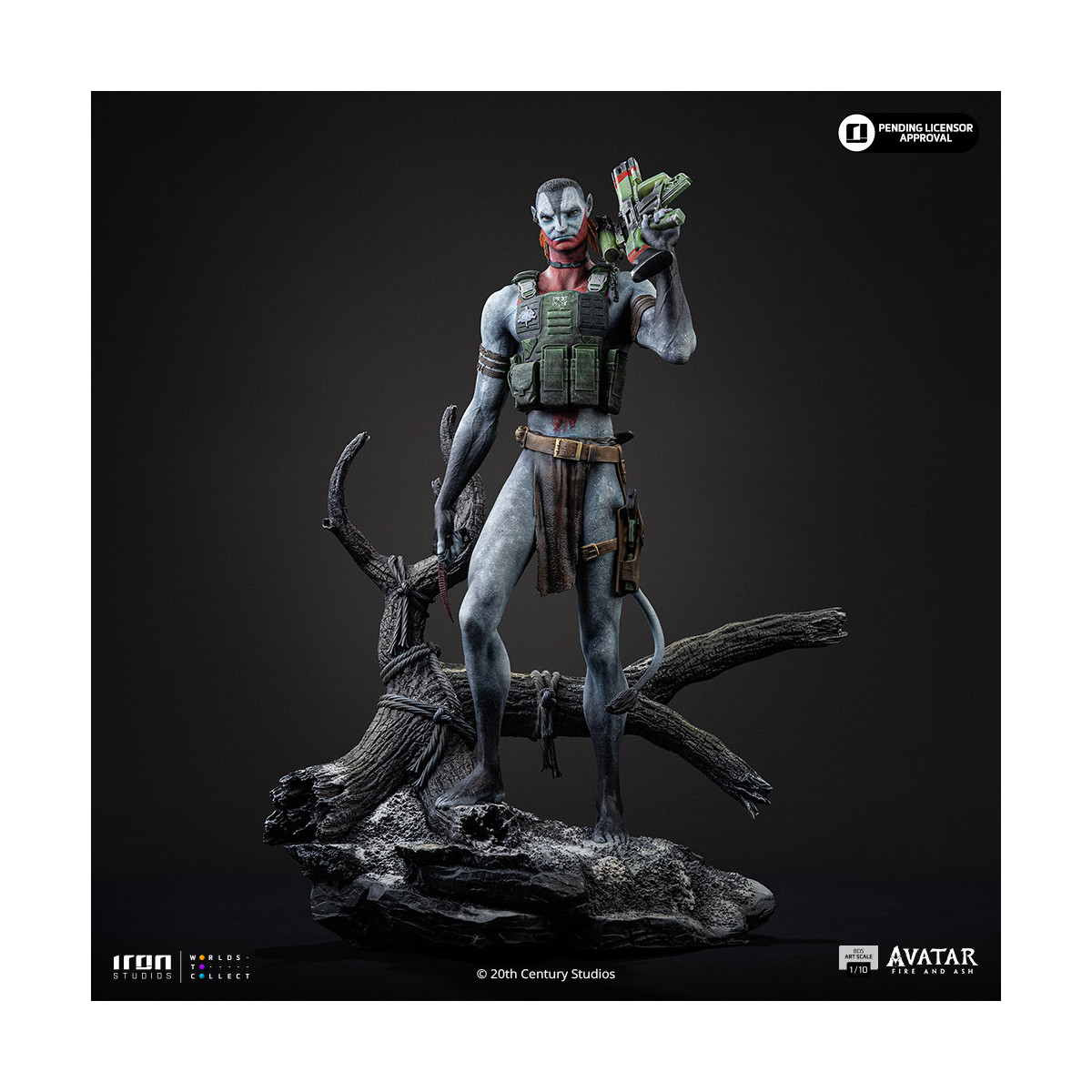 Iron Studios - Miles Quaritch Art Scale 1/10 - Avatar 3: Fire and Ash