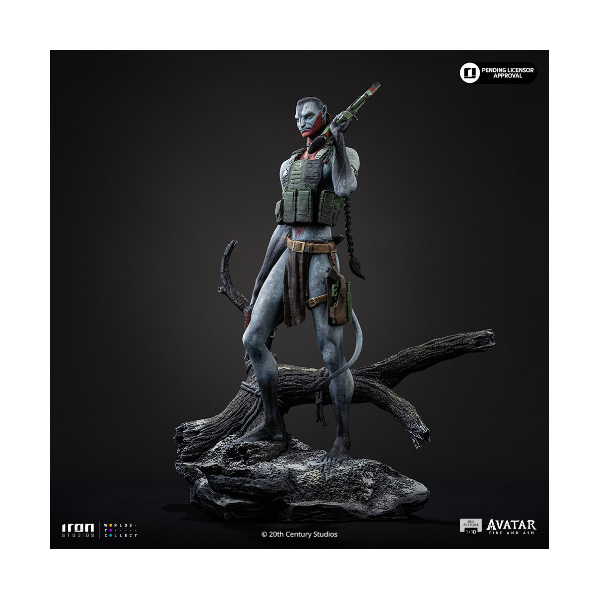 Iron Studios - Miles Quaritch Art Scale 1/10 - Avatar 3: Fire and Ash