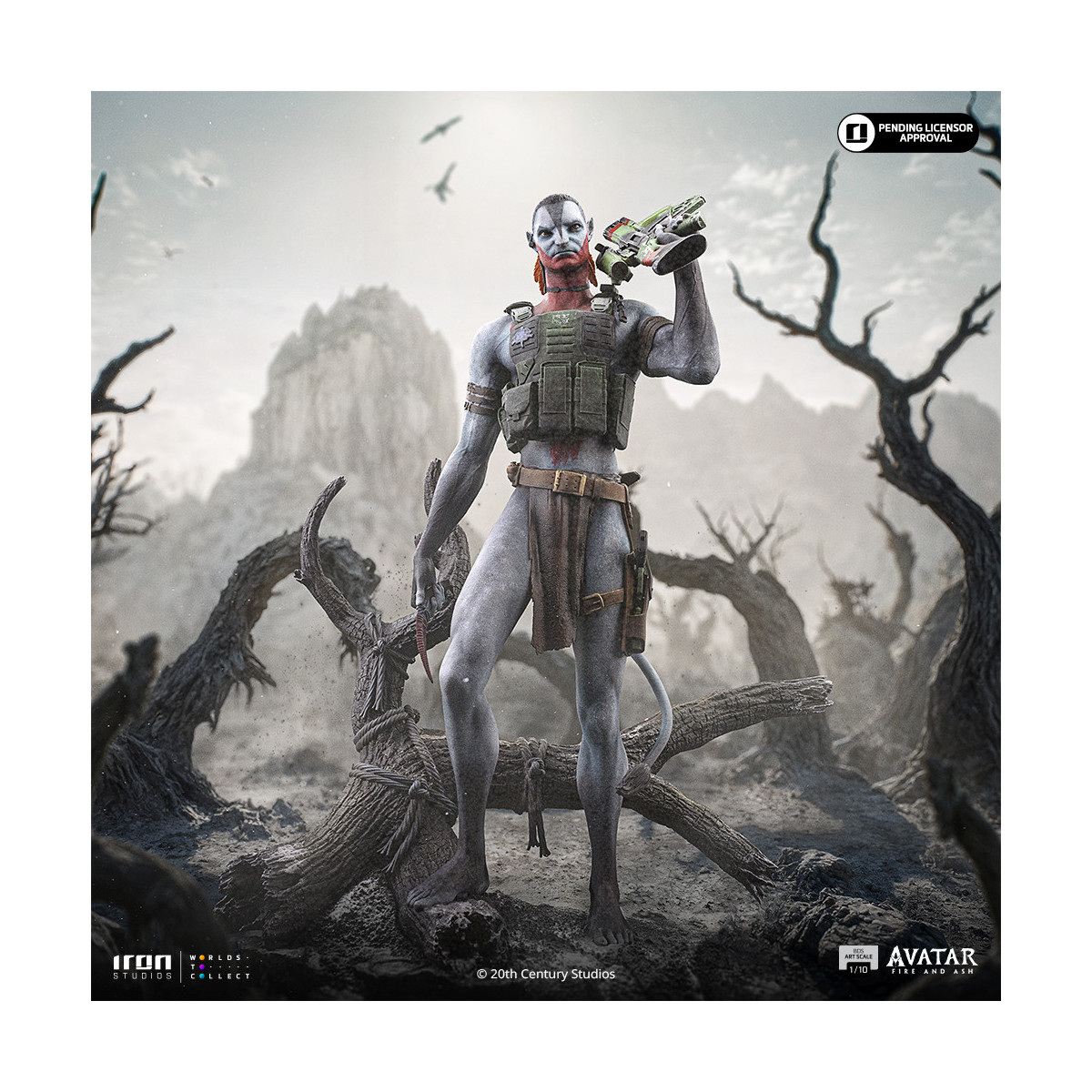 Iron Studios - Miles Quaritch Art Scale 1/10 - Avatar 3: Fire and Ash