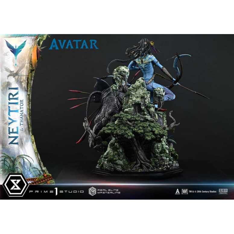 Prime 1 Studio - Avatar - Neytiri & Thanator Deluxe Bonus Version Real Elite Masterline Series 1/4