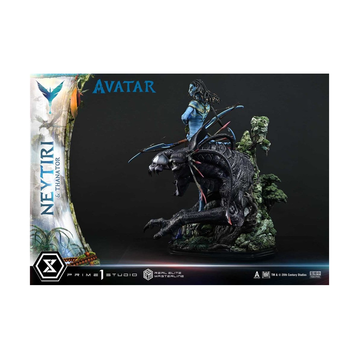 Prime 1 Studio - Avatar - Neytiri & Thanator Deluxe Bonus Version Real Elite Masterline Series 1/4