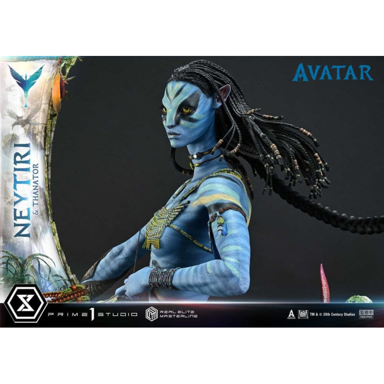 Prime 1 Studio - Avatar - Neytiri & Thanator Deluxe Bonus Version Real Elite Masterline Series 1/4