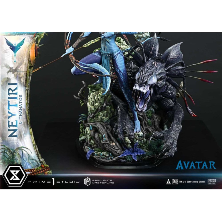 Prime 1 Studio - Avatar - Neytiri & Thanator Deluxe Bonus Version Real Elite Masterline Series 1/4