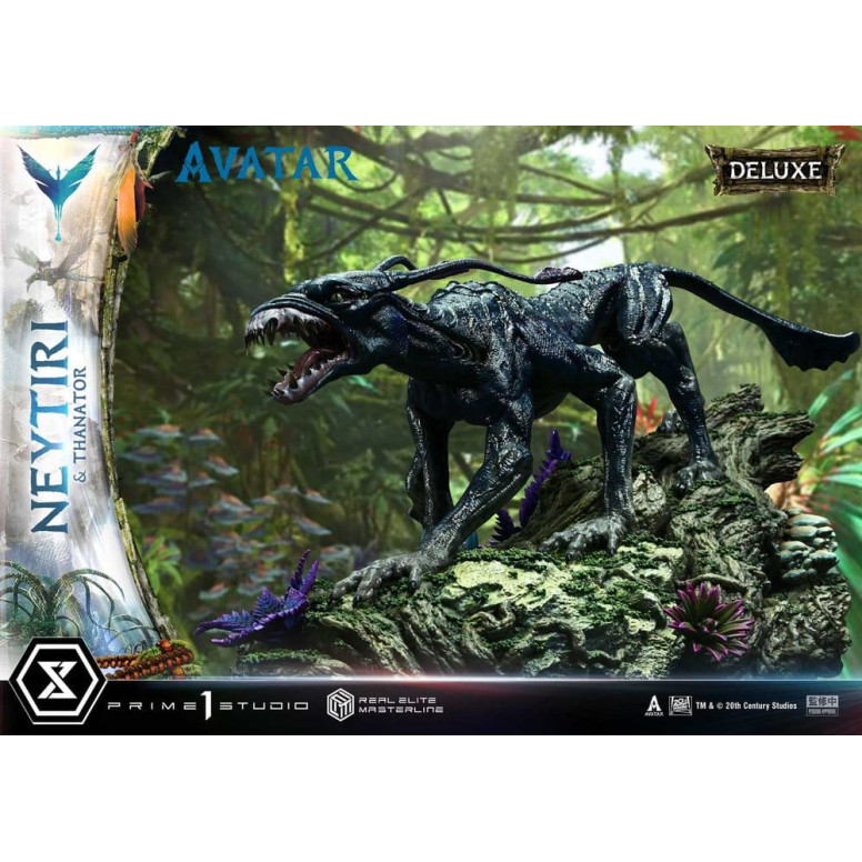 Prime 1 Studio - Avatar - Neytiri & Thanator Deluxe Bonus Version Real Elite Masterline Series 1/4