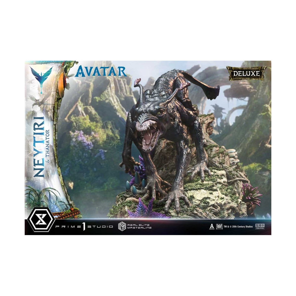 Prime 1 Studio - Avatar - Neytiri & Thanator Deluxe Bonus Version Real Elite Masterline Series 1/4