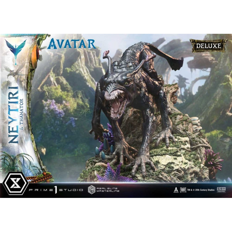 Prime 1 Studio - Avatar - Neytiri & Thanator Deluxe Bonus Version Real Elite Masterline Series 1/4