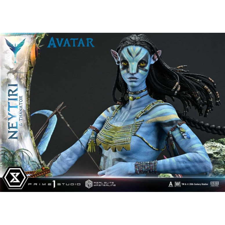 Prime 1 Studio - Avatar - Neytiri & Thanator Deluxe Bonus Version Real Elite Masterline Series 1/4