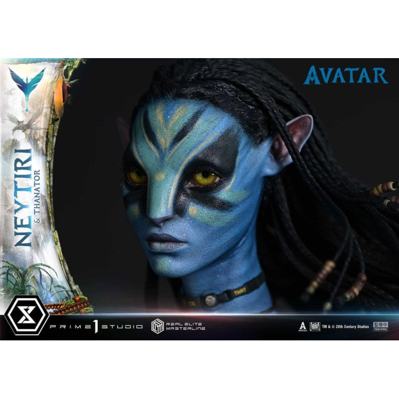 Prime 1 Studio - Avatar - Neytiri & Thanator Deluxe Bonus Version Real Elite Masterline Series 1/4