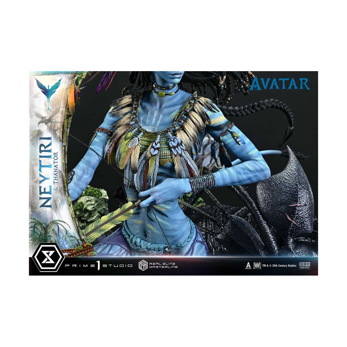 Prime 1 Studio - Avatar - Neytiri & Thanator Deluxe Bonus Version Real Elite Masterline Series 1/4