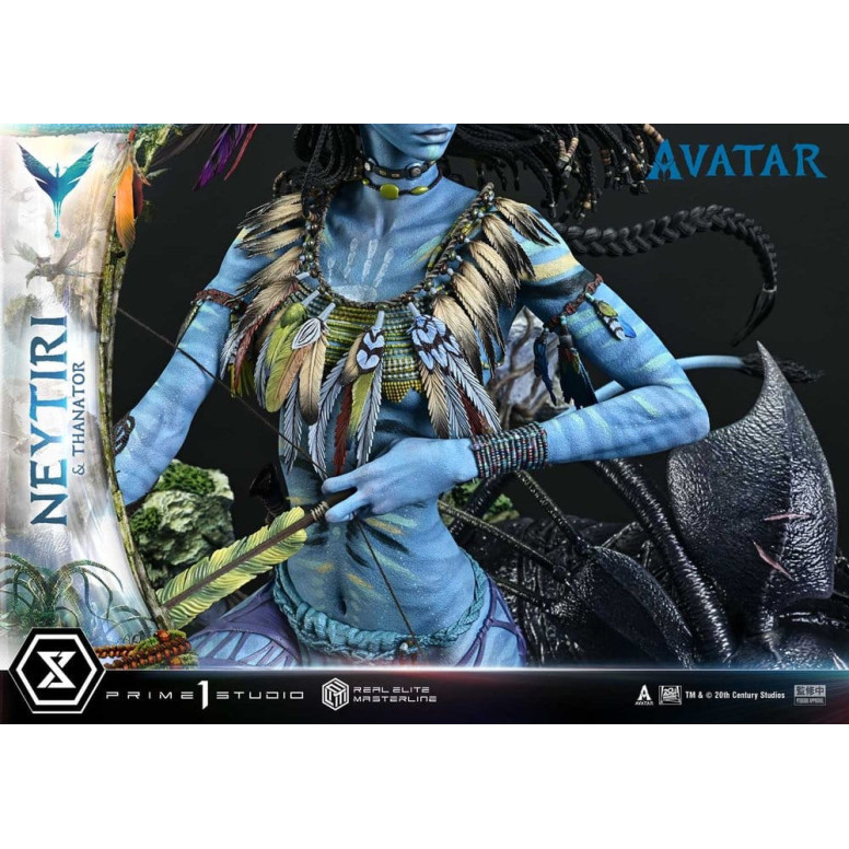 Prime 1 Studio - Avatar - Neytiri & Thanator Deluxe Bonus Version Real Elite Masterline Series 1/4