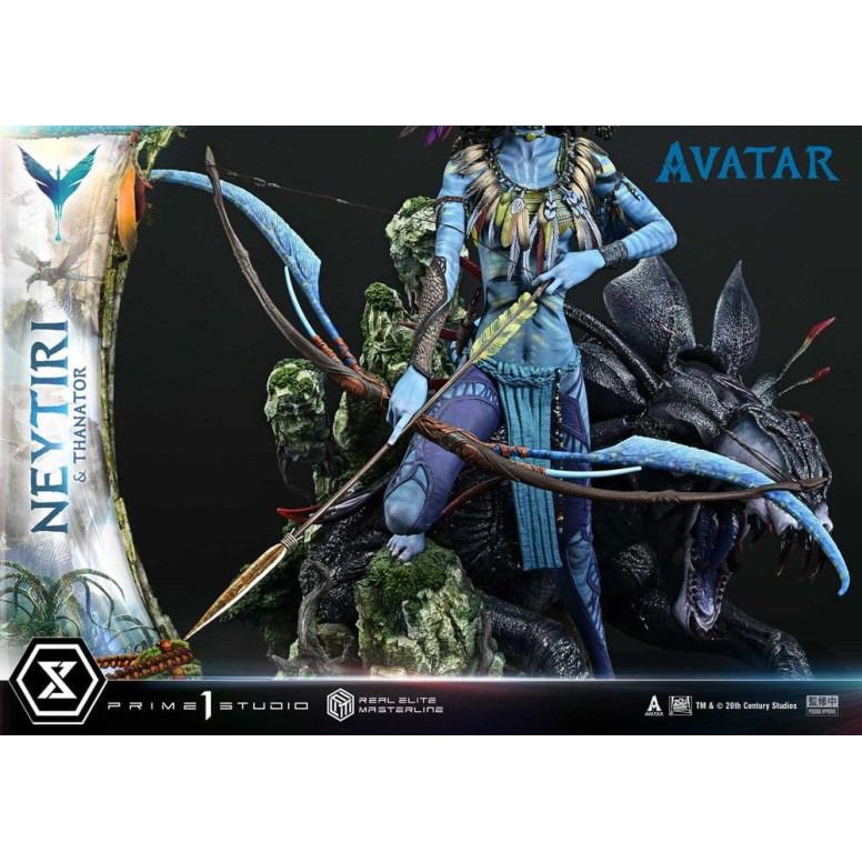 Prime 1 Studio - Avatar - Neytiri & Thanator Deluxe Bonus Version Real Elite Masterline Series 1/4
