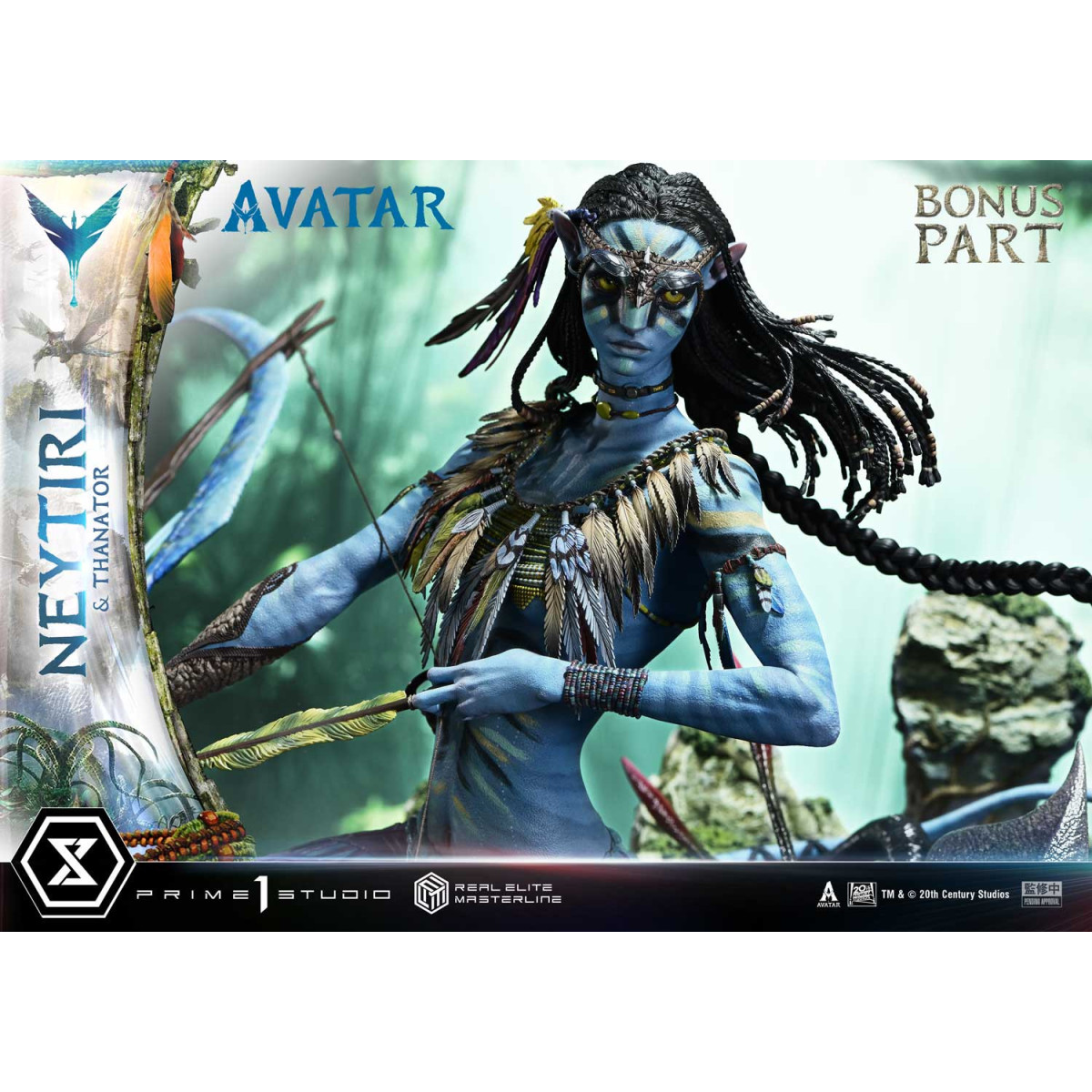 Prime 1 Studio - Avatar - Neytiri & Thanator Deluxe Bonus Version Real Elite Masterline Series 1/4