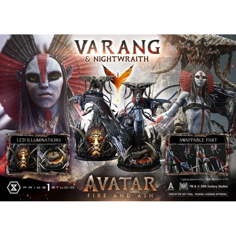 Prime 1 Studio - Avatar fire & Ash - Varang & Nightwraith Bonus Version - Real Elite Masterline Series 1/4