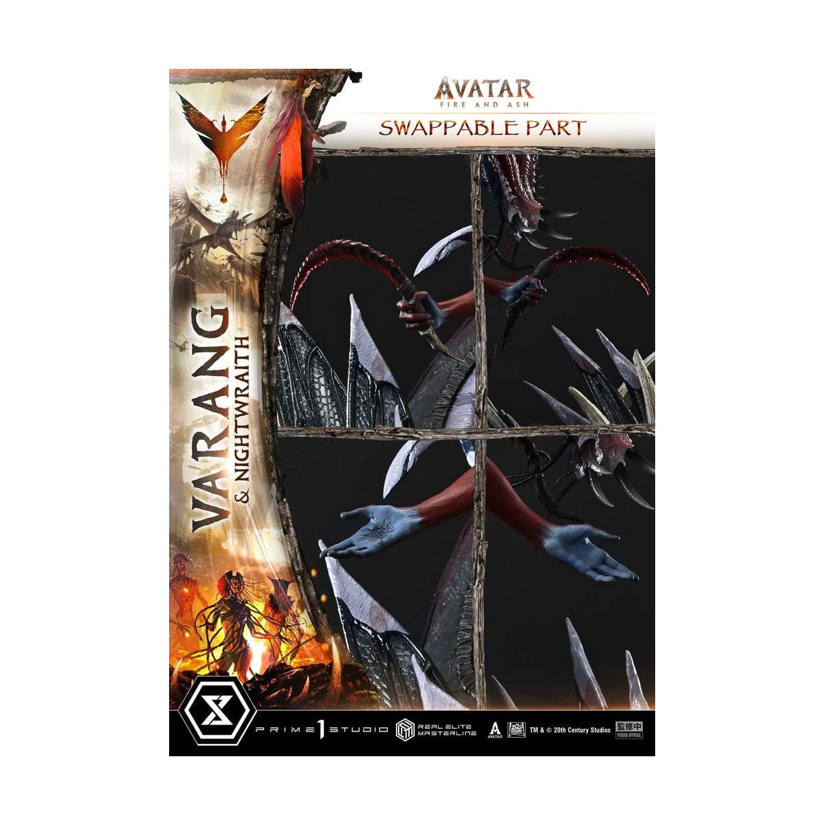 Prime 1 Studio - Avatar fire & Ash - Varang & Nightwraith Bonus Version - Real Elite Masterline Series 1/4