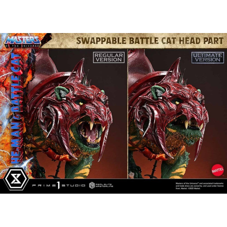 Prime 1 Studio - Masters of the Universe - He-Man & Battle Cat Ultimate Version - Real Elite Masterline Series 1/4