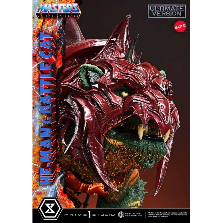 Prime 1 Studio - Masters of the Universe - He-Man & Battle Cat Ultimate Version - Real Elite Masterline Series 1/4