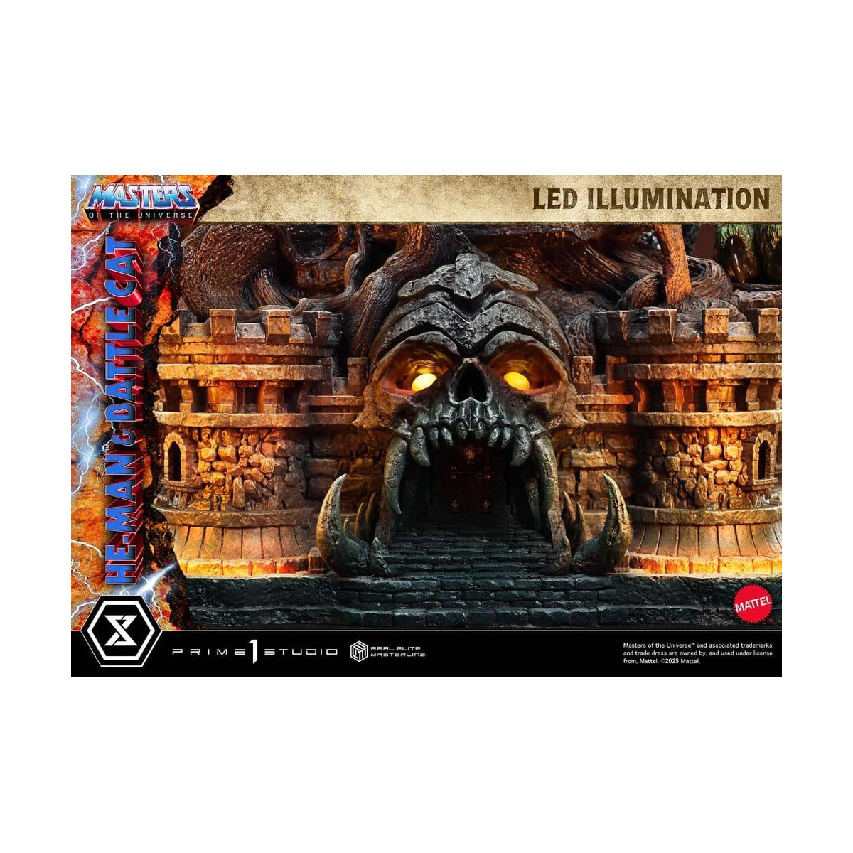 Prime 1 Studio - Masters of the Universe - He-Man & Battle Cat Ultimate Bonus Version - Real Elite Masterline Series 1/4