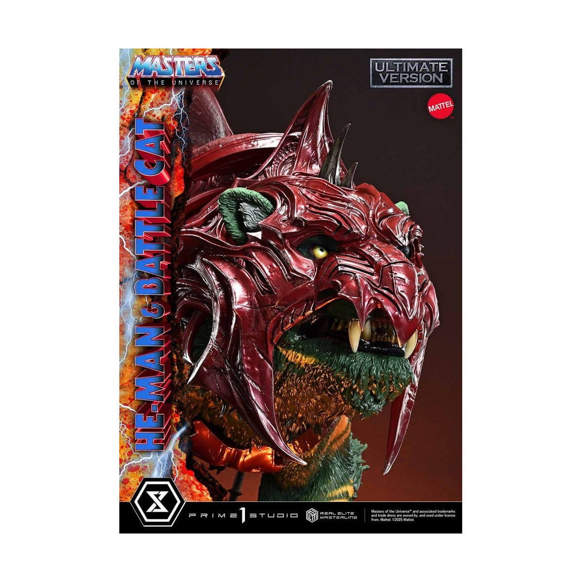 Prime 1 Studio - Masters of the Universe - He-Man & Battle Cat Ultimate Bonus Version - Real Elite Masterline Series 1/4