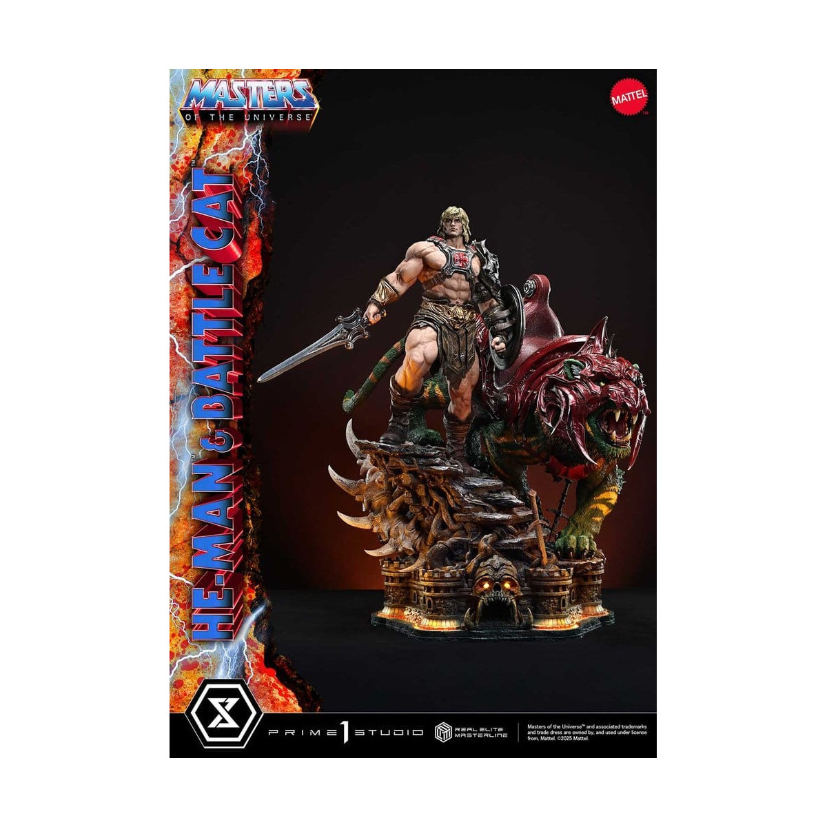 Prime 1 Studio - Masters of the Universe - He-Man & Battle Cat - Real Elite Masterline Series 1/4