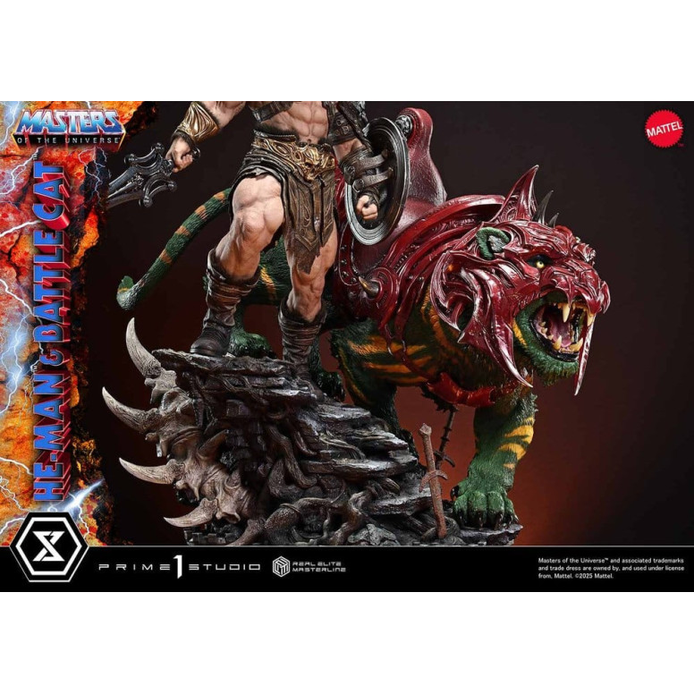 Prime 1 Studio - Masters of the Universe - He-Man & Battle Cat - Real Elite Masterline Series 1/4