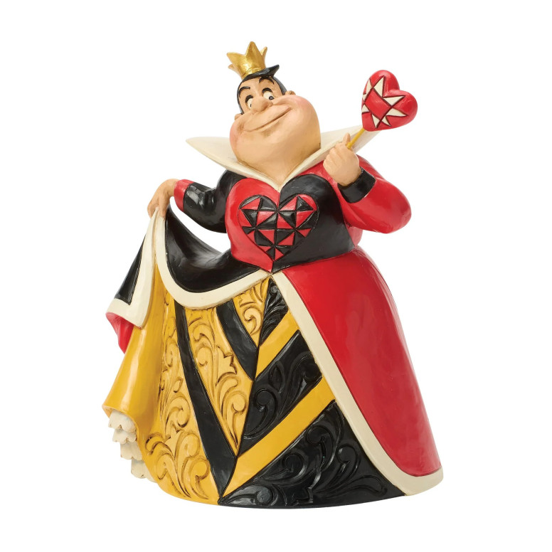 Enesco Disney Haute Couture - Reine de Coeurs - Queen of Hearts - Alice in Wonderland Figurine