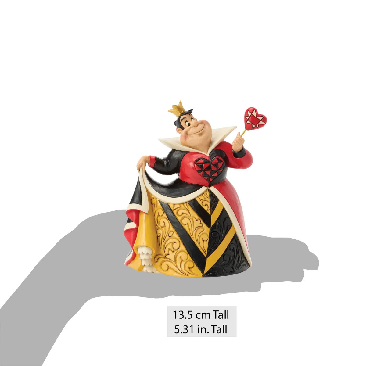 Enesco Disney Haute Couture - Reine de Coeurs - Queen of Hearts - Alice in Wonderland Figurine