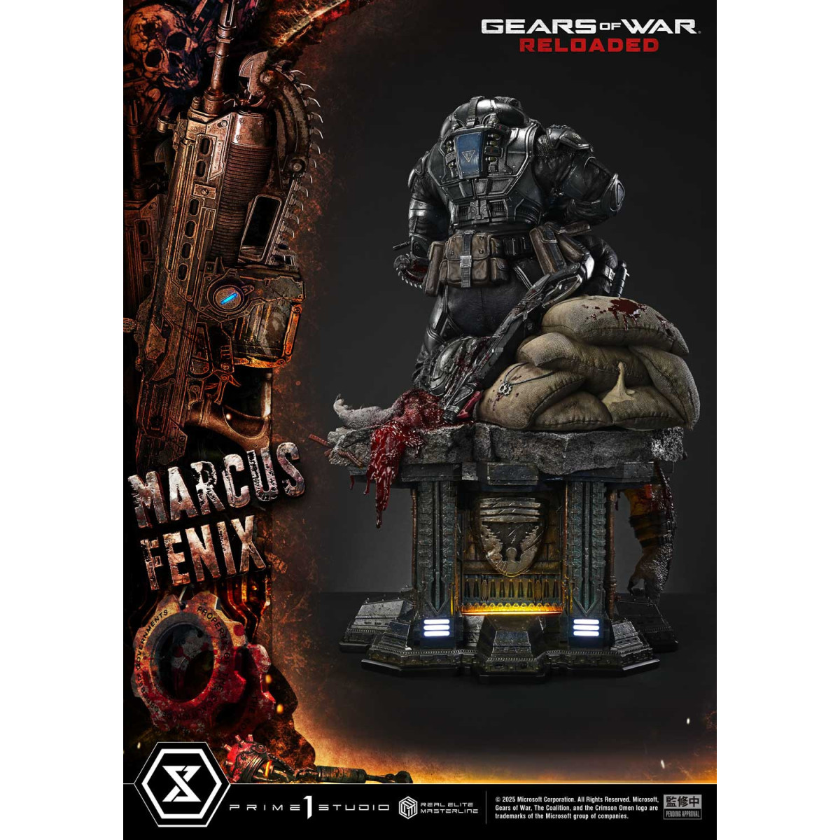 Prime 1 Studio - Gears of War Reloaded - Marcus Fenix - Real Elite Masterline Series 1/3