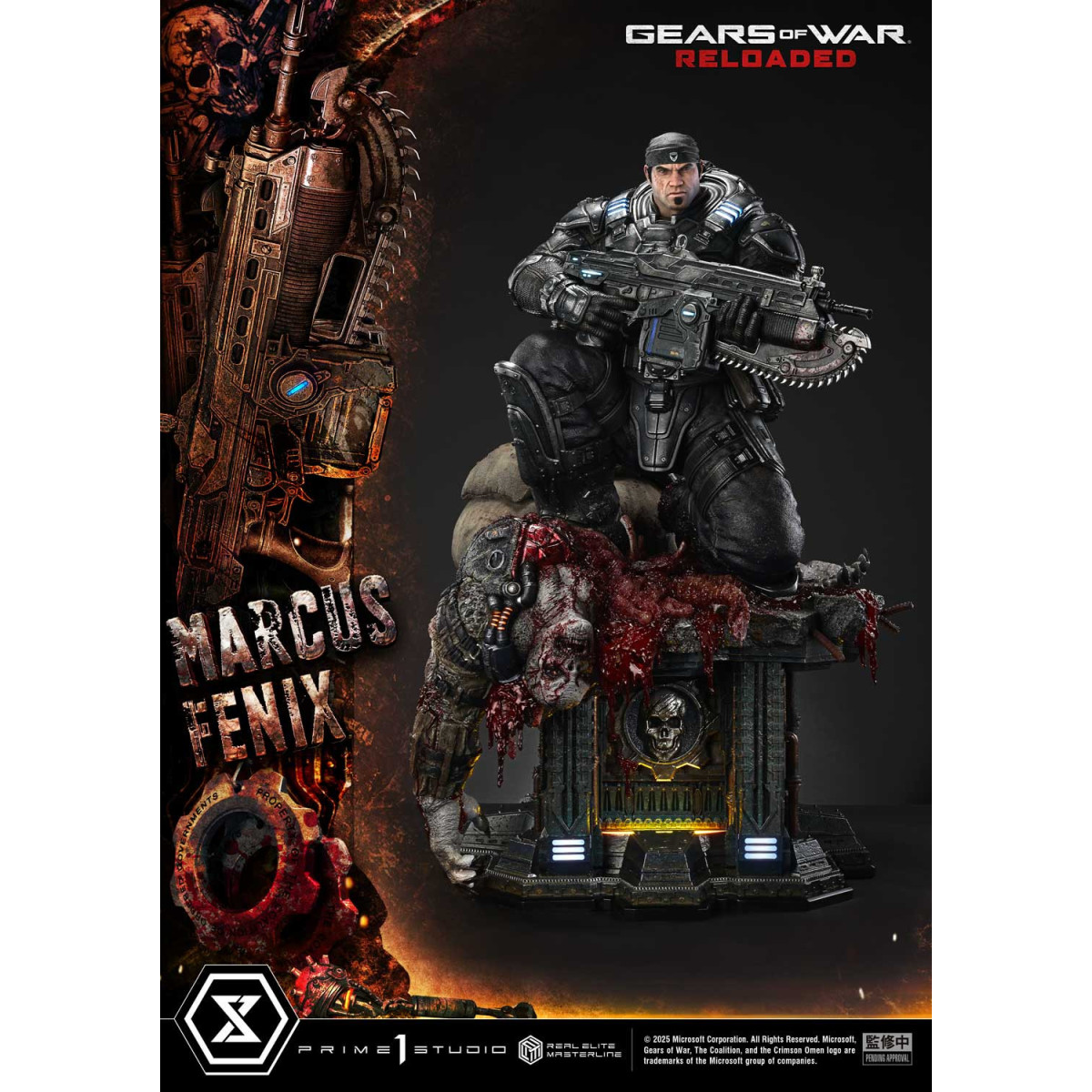 Prime 1 Studio - Gears of War Reloaded - Marcus Fenix Ultimate Bonus Version - Real Elite Masterline Series 1/3